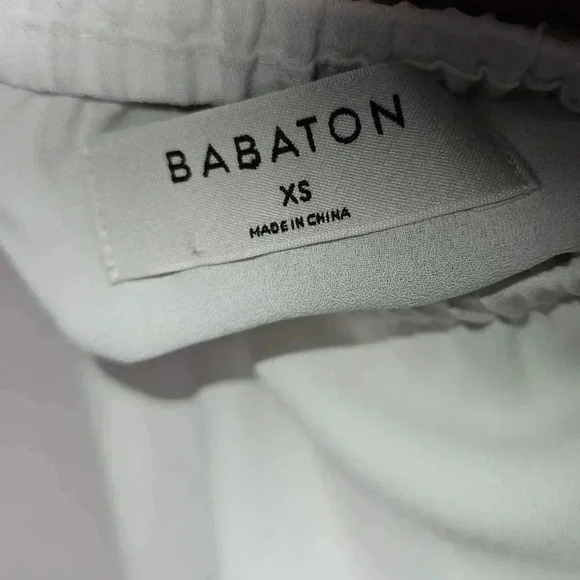 Aritzia Wilfred White Mesh Halter Top Double Linning Stretchy Back Sz  XS/ S - Picture 8 of 9